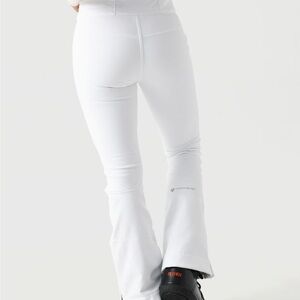 Obermeyer White Boot Cut Ski Pants